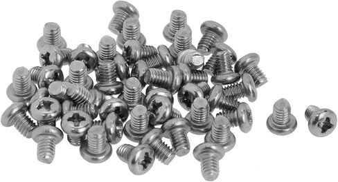 50 Pcs M4x5mm Phillips Pan Head Machine Screw, 304 Stainless Steel in Saudi Arabia