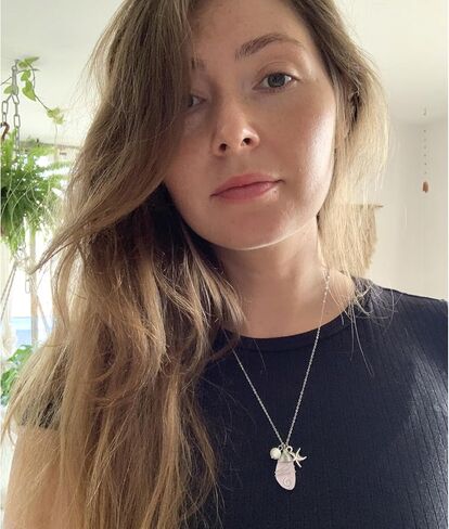 Sea Glass Pendant Wier Warpped Beach Pendant With freshwater Pearls, Handmade Necklace Gift (pink) in Saudi Arabia