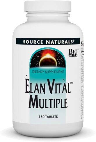 Source Naturals Elan Vital Multiple, Supports Brain, Heart, Liver, Immune, Energy Boost* - 30 Tablets in Saudi Arabia