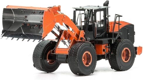 Metal Earth Fascinations Wheel Loader 3D Metal Model Kit Bundle with Tweezers in Saudi Arabia