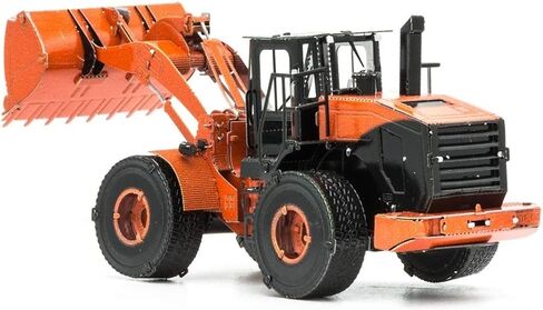 Metal Earth Fascinations Wheel Loader 3D Metal Model Kit Bundle with Tweezers in Saudi Arabia
