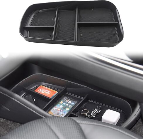 لدرج منظم وحدة التحكم المركزية Benz EQE EQS، صندوق تخزين مسند الذراع متوافق مع مرسيدس بنز EQE350 EQE350+ EQE500 EQS 400 450+ 580 AMG 2023+ ملحق داخلي in Kuwait