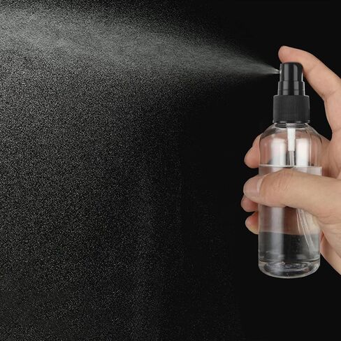 60 عبوة من زجاجات الرذاذ الشفافة بوزن 2 أونصة/60 مل من الزجاجات البلاستيكية ذات الرذاذ الناعم، زجاجات رذاذ فارغة صغيرة للسوائل والعطور والزيوت العطرية والسفر - حاوية بخاخات قابلة لإعادة الملء in Kuwait