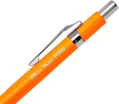 Pentel P205-F - Sharp Mechanical Drawing Pencil 0.5 mm, Barrel Orange in Saudi Arabia
