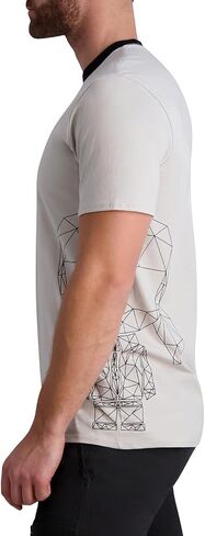 Karl Lagerfeld Paris Men's Graphic Logo Print Crew Neck in Saudi Arabia