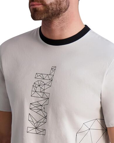 Karl Lagerfeld Paris Men's Graphic Logo Print Crew Neck in Saudi Arabia