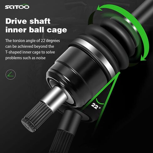 Scitoo CV Axel, fit 2000-2005 Honda TRX 350 Rancher Front 1 PC Complete Shaft Assemblies in Saudi Arabia