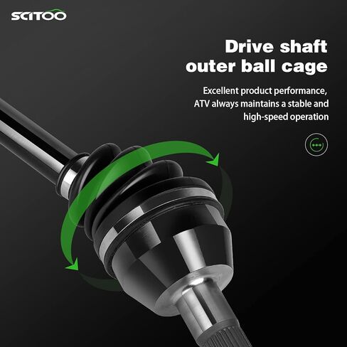 Scitoo CV Axel, fit 2000-2005 Honda TRX 350 Rancher Front 1 PC Complete Shaft Assemblies in Saudi Arabia