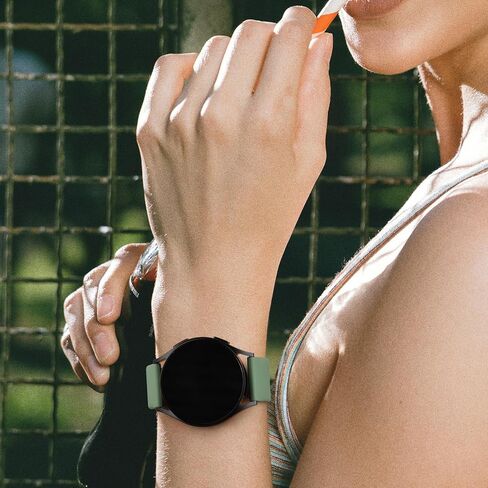 Meliya Bands Compatible with Garmin Vivoactive 5/Vivoactive 3/Venu 2 Plus/Venu Sq/Venu Watch Bands Women Men, Soft Silicone Sport Replacement Strap for Garmin Vivomove Sport, Forerunner 645/245 in Kuwait