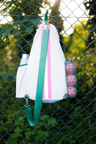 Pickleball bag, Women's pickleball bag, fits a full pickleball set, best pickleball accessories, holds pickleball paddles set of 4 in Saudi Arabia