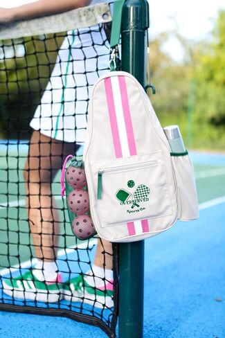 Pickleball bag, Women's pickleball bag, fits a full pickleball set, best pickleball accessories, holds pickleball paddles set of 4 in Saudi Arabia