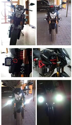 AUTOSAVER88 4PACK LED Pods 4" 32W, 3200LM Flood Off Road Fog Work Lights Super Bright Waterproof for Motorcycle Trucks ATV Boats in Saudi Arabia