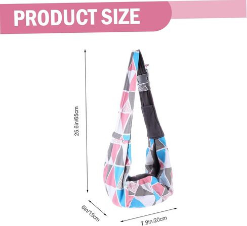 Ipetboom Small Pet Backpack Sling Carrier - Pet Carrier Pouch Leopard Gecko Carrier - Hands Free Reversible Pet Papoose Bag - Dog Backpack Lizard Travel Purse Backpack Reptile Pet Carrying Pouch in Saudi Arabia
