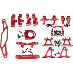 Parts for Tamiya TT02 Full Set Metal Upgrade Kit Compatible with 1/10 RC Car Tamiya TT-02(Blue)