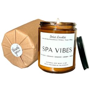 Lavender Candle | Lavender, Sage, Cedar and Sandalwood Candles for Home Scented | Natural Soy Wax Candle Gift for Women | Home Decor | 8 oz jar | Made in the USA
