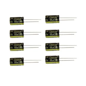 68uF 200V 13X20 +/-20 Percentage,40 to +105 Degree centigrade 12 PCS Aluminum Electrolytic Capacitor,68uF 200V Capacitor,68uF Capacitor,200V Capacitor,68uF,68uF Capacitor 200V,200V 68uF Capacitor