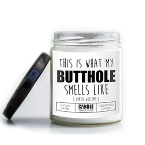 هذه هي رائحة مؤخرتي مثل الشمعة، فكرة هدية مضحكة للرجال والنساء وأفضل صديق in Kuwait