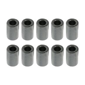 YOKIVE 10 Pcs Toroid Ferrite Core, Ferrite Rings Toroid Core Iron, Good for Filters Coils, Power Transformers (Dark Grey, 12mm x 6.5mm x 20mm)