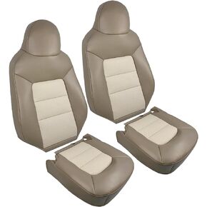 AUTOKAY Bottom Seat Covers Front Left or Right Top for Ford Expedition Eddie Bauer 2003-2006