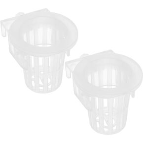 2pcs Hanging Aquarium Planter Aquarium Plant Baskets Water Plant Grass Cups Aquarium Plant Pots Aquaponics Plant Pot Aquatic Planting Baskets Fish Tank Planting Cup Acrylic