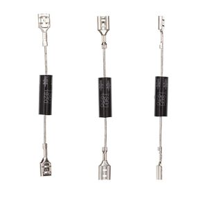 3 Pieces 2CLS01 Marking TS01 Double Cathode High Voltage Rectifiers Diodes for Microwave Oven (Replace for HV-6X2P1 2X062H)