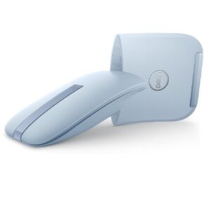Dell MS700 Bluetooth Travel Mouse - Bluetooth 5.0 Pair/Microsoft Swift Pair Connectivity, Adjust DPI up to 4000, Optical LED Sensor, Touch Scroll with Latest Touch Controller - Misty Blue