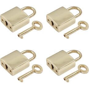 قفل صغير مع مفتاح، قفل أمتعة صغير، قفل صغير مع مفاتيح، قفل مذكرات معدني، قفل برونزي، قفل عتيق، قفل عتيق لصندوق المجوهرات، صندوق تخزين (بندقية سوداء، 4 قطع) in Kuwait