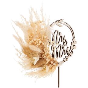 Luxshiny بوهو كعكة توبر الزينة Pampas العشب زهرة إكليل هوب كعكة توبر لحفل الزفاف الزفاف استحمام الطفل حفلة عيد ميلاد لوازم in Kuwait