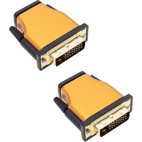 SING F LTD 2 حزمة ثنائية الاتجاه من الألومنيوم DVI (24+1) ذكر إلى HDMI 19 دبوس أنثى محول DVI-HDMI موصلات 1080P 4K 3D لمشغل شاشة التلفاز PC Blu-ray in Kuwait