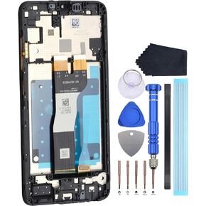 Full Display Screen Touch Digitizer Replacement with Screen Frame for Samsung Galaxy A05s SM-A057F SM-A057M