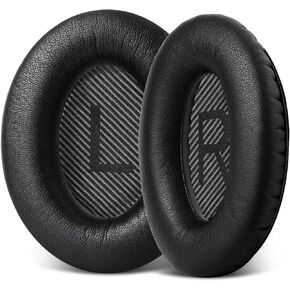 Yizhet Earpads Replacement for Bose QC35/QC35 ii, Soft Pads Replacement Compatible with Bose Headphones, Memory Foam Headphones Covers for Bose QC35 & QC35 ii(Black)