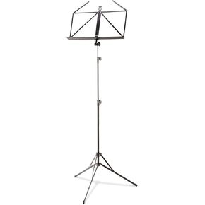 K&M - Konig & Meyer 10052.000.55 حامل موسيقى طويل القامة بحد أقصى قابل للتعديل 59 بوصة - مكتب كبير - قوي - سهل الطي - صغير الحجم - درجة احترافية للموسيقيين الدائمين - صناعة ألمانية - أسود in Kuwait