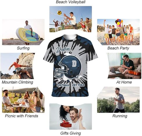 Adult Short Sleeve Crewneck T Shirts - Football Fan Tee for Men and Women (S-XL) in Saudi Arabia