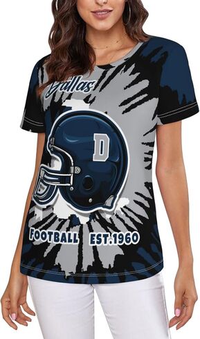Adult Short Sleeve Crewneck T Shirts - Football Fan Tee for Men and Women (S-XL) in Saudi Arabia