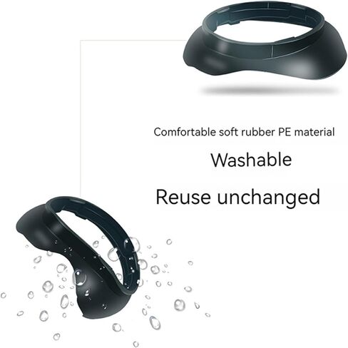 VR Glasses Lens Protector Frame Compatible with Meta Quest 3, Anti-Scratches Glass Spacer Protection,Glasses Lens Insert Anti-Scratch Ring Glasses Bumper-Black in Saudi Arabia