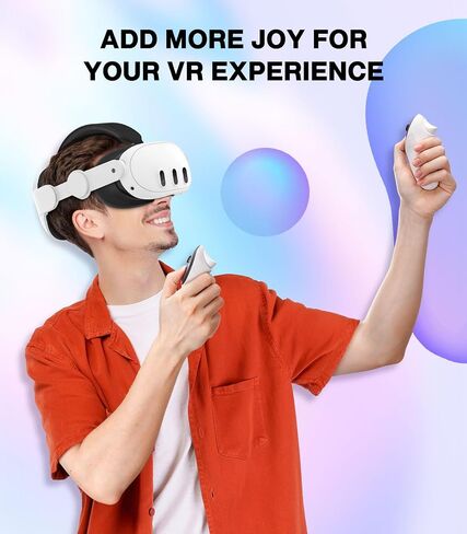 حزام رأس MoKo لجهاز Meta Quest 3، ملحقات متوافقة مع Oculus Quest 3 مع استبدال حزام Elite قابل للتعديل لتعزيز الراحة والدعم والانغماس في الألعاب في الواقع الافتراضي (حزام الرأس المريح فقط) in Saudi Arabia