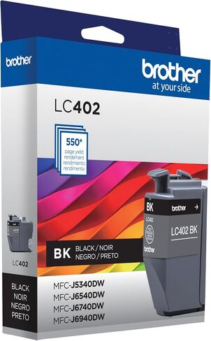 Brother Genuine LC402BK Standard Yield Black Ink Cartridge in Saudi Arabia