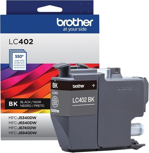 Brother Genuine LC402BK Standard Yield Black Ink Cartridge in Saudi Arabia