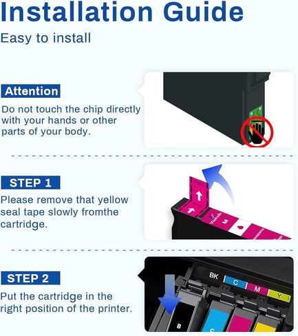 212XL Remanufactured Ink Cartridge Replacement for Epson 212 Black Ink Cartridges 212XL T212 T212XL for Expression Home XP-4100 XP-4105 Workforce WF-2830 WF-2850 Printer (Black Only, 2 Pack) in Saudi Arabia