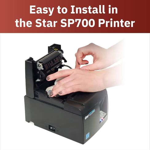 ورق لف إيصالات Clover White Bond لطابعة Star SP700 - 3 بوصة × 165 بوصة (20 لفة) in Kuwait