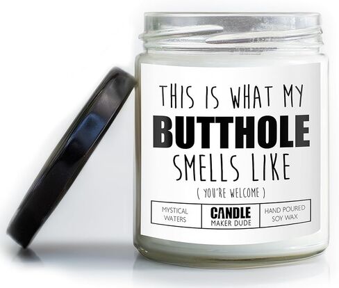 هذه هي رائحة مؤخرتي مثل الشمعة، فكرة هدية مضحكة للرجال والنساء وأفضل صديق in Kuwait