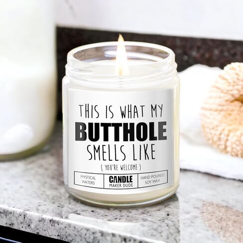 هذه هي رائحة مؤخرتي مثل الشمعة، فكرة هدية مضحكة للرجال والنساء وأفضل صديق in Kuwait