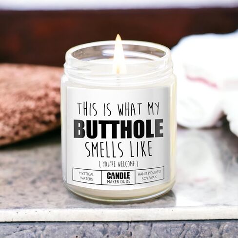 هذه هي رائحة مؤخرتي مثل الشمعة، فكرة هدية مضحكة للرجال والنساء وأفضل صديق in Kuwait