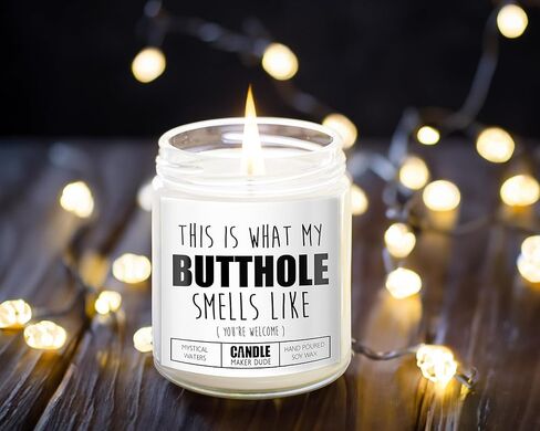 هذه هي رائحة مؤخرتي مثل الشمعة، فكرة هدية مضحكة للرجال والنساء وأفضل صديق in Kuwait
