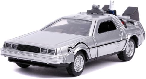 Jada Toys Back to The Future Part II 1:32 Time Machine Die-cast Car, Toys for Kids and Adults in Saudi Arabia