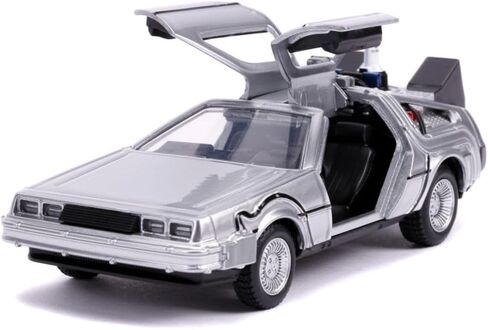 Jada Toys Back to The Future Part II 1:32 Time Machine Die-cast Car, Toys for Kids and Adults in Saudi Arabia