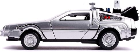 Jada Toys Back to The Future Part II 1:32 Time Machine Die-cast Car, Toys for Kids and Adults in Saudi Arabia