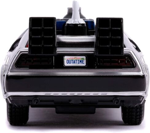 Jada Toys Back to The Future Part II 1:32 Time Machine Die-cast Car, Toys for Kids and Adults in Saudi Arabia