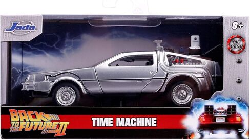 Jada Toys Back to The Future Part II 1:32 Time Machine Die-cast Car, Toys for Kids and Adults in Saudi Arabia