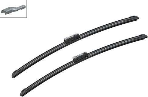 BOSCH 3397009051 AeroTwin OE Replacement Wiper Blades Driver & Passenger Side - Set of 2 (21" & 21") Top Lock 19mm in Saudi Arabia